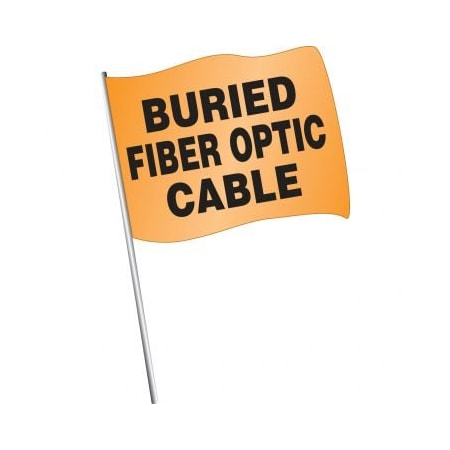 Accuform PREPRINTED MARKING FLAGS BURIED FMF813 FMF813